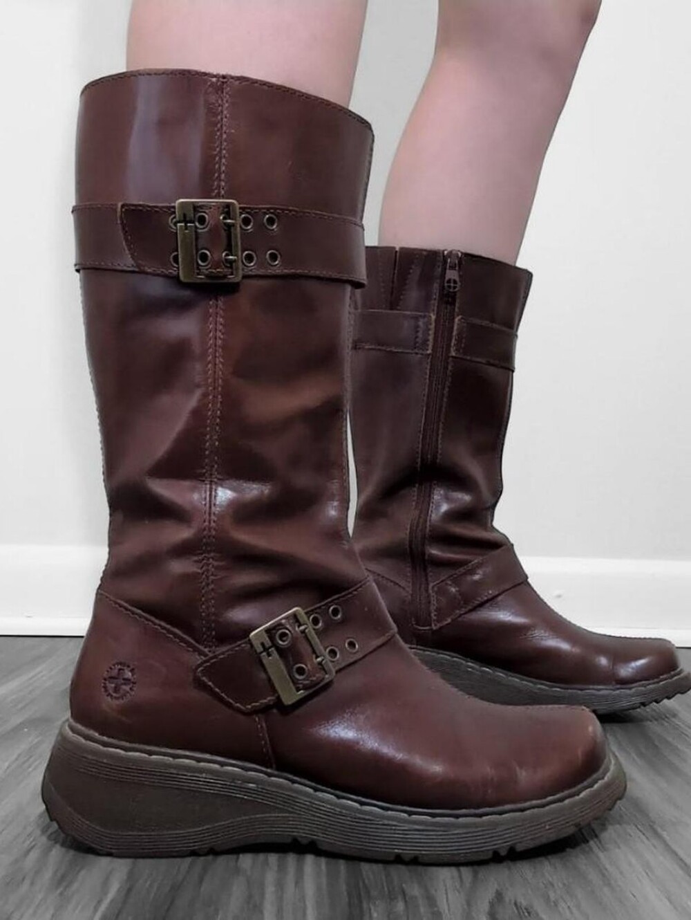 Dr. Martens Buckle Harness Boots In The Style Milly - Picture 1 of 8
